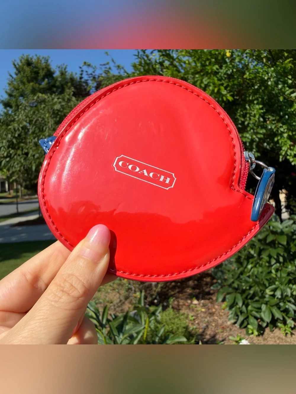 Coach vintage red